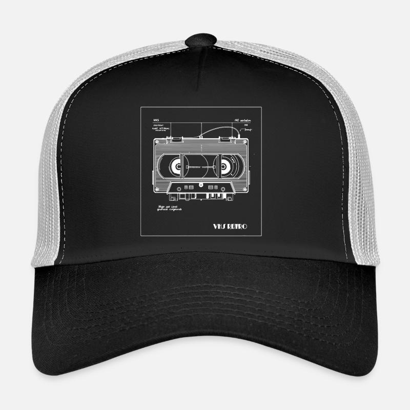 Illustration d'une cassette VHS rétro Casquette trucker 