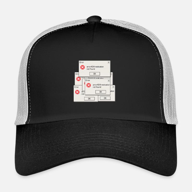 404 Motivation not found - Trucker Cap - black/stone grey