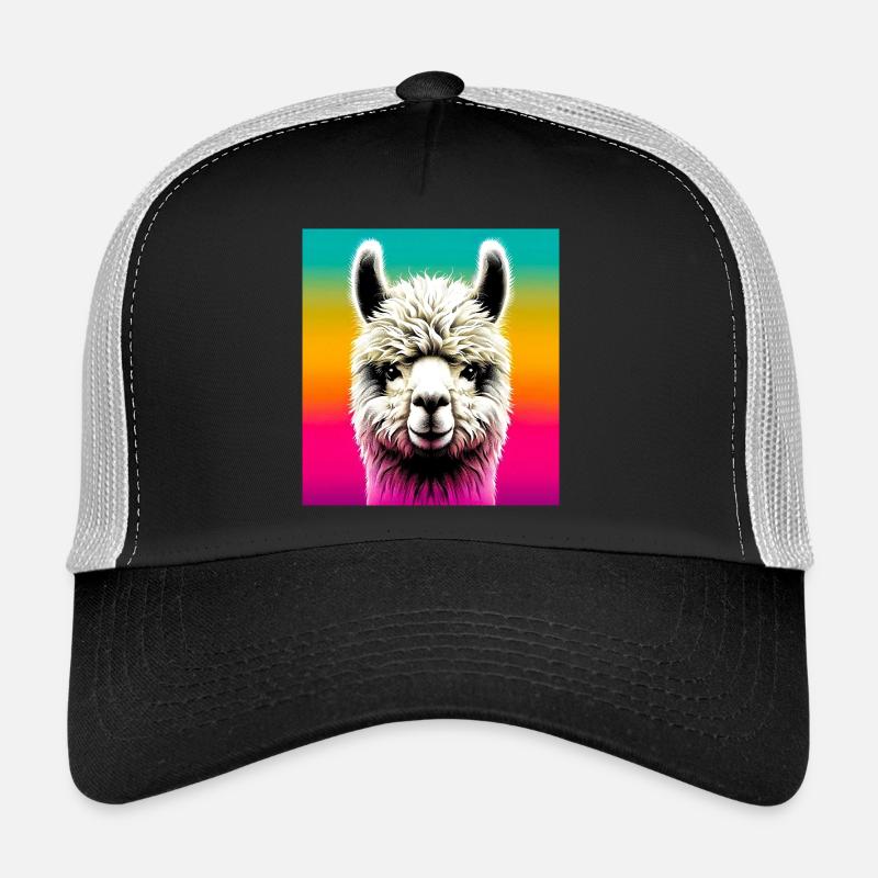 Alpaka - Trucker Cap - Schwarz/Steingrau