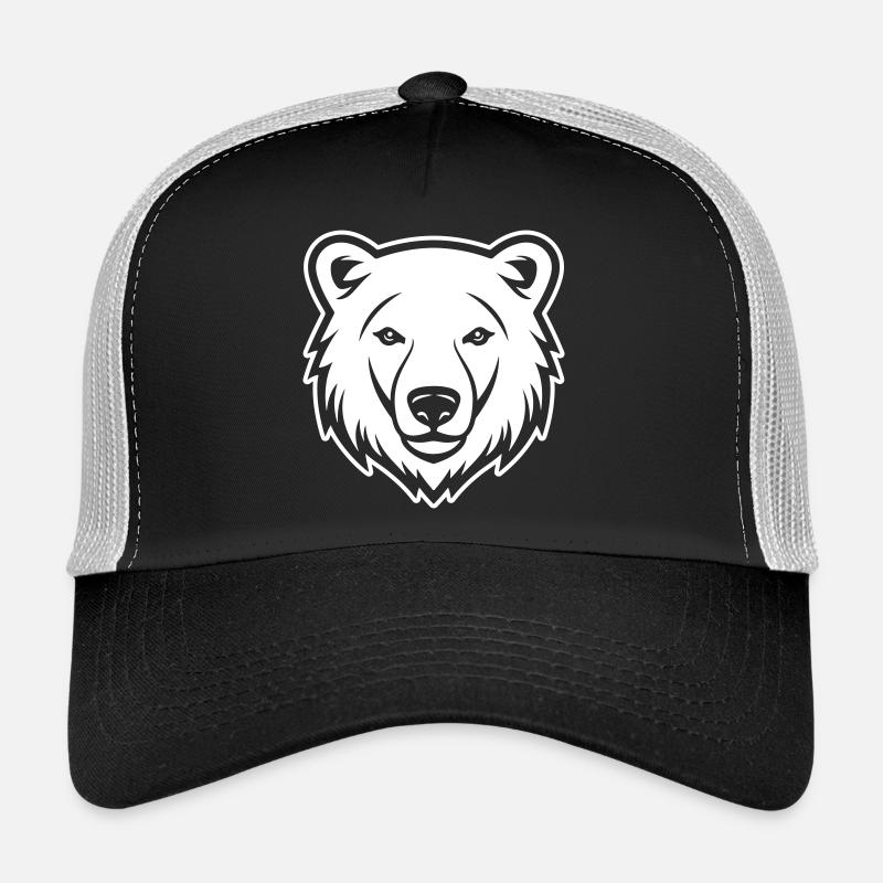 Eisbär Kopf Polar bär Trucker Cap