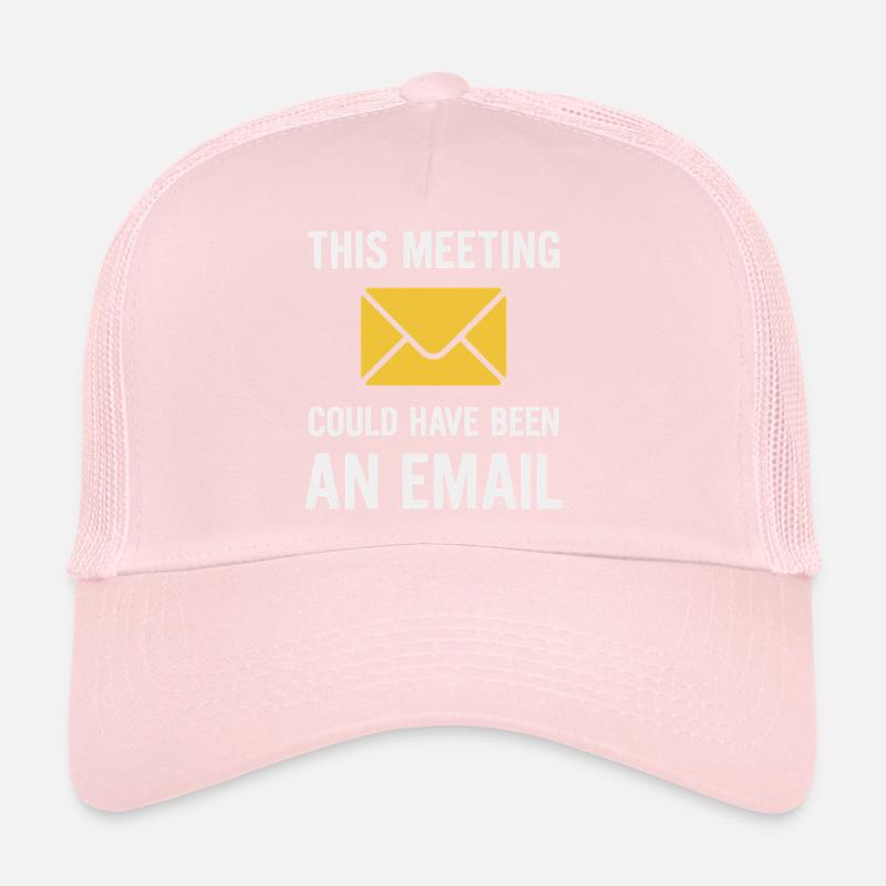 Réunion ou e-mail Casquette trucker 