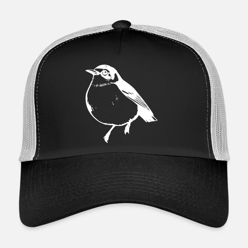 Blanc oiseau Casquette trucker 