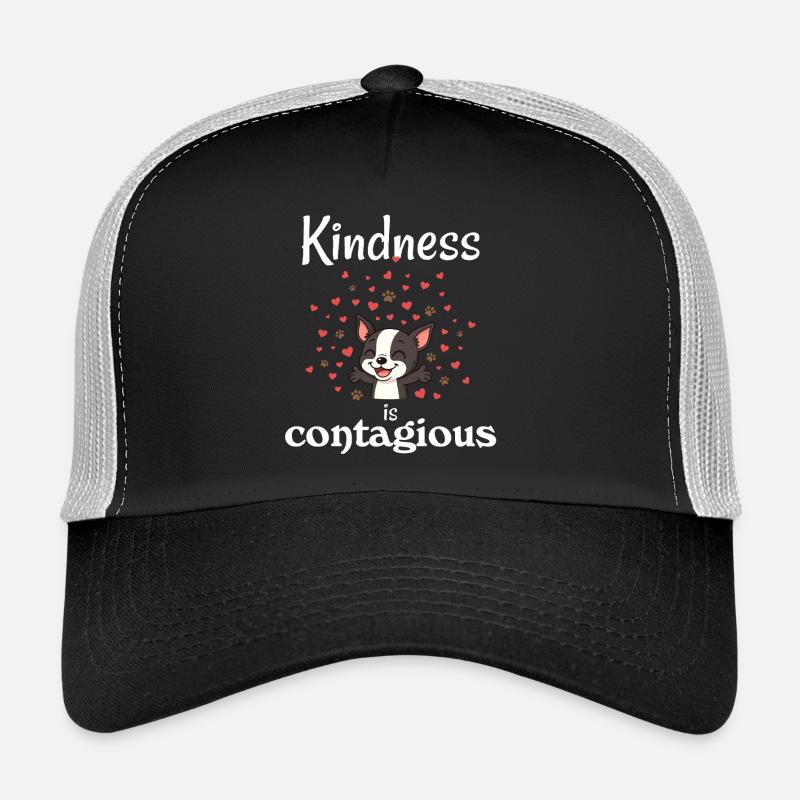 Boston - Freundlichkeit ist ansteckend - Trucker Cap - Schwarz/Steingrau