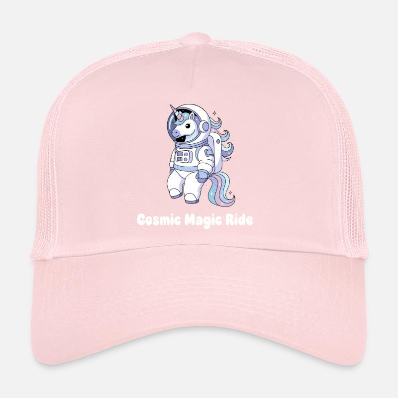Kosmische Einhorn Raumfahrt Trucker Cap