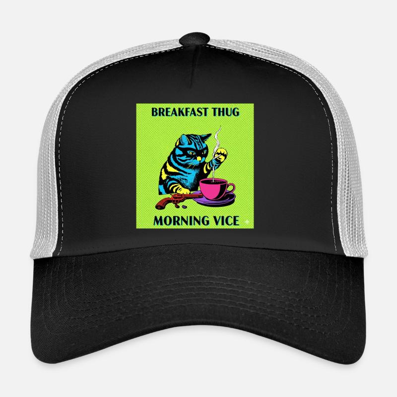 Breakfast Thug Morning Vice Trucker Cap