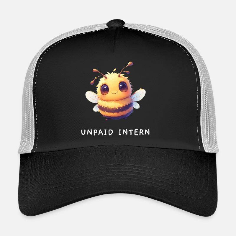 Süße Biene "Unpaid Intern" Praktikant Spruch Trucker Cap