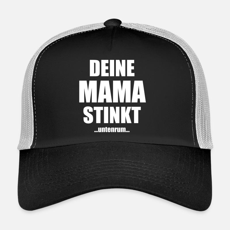 Ta mère pue en dessous en disant Casquette trucker 