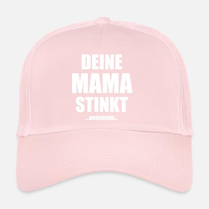 Your mom stinks underneath saying Trucker Cap