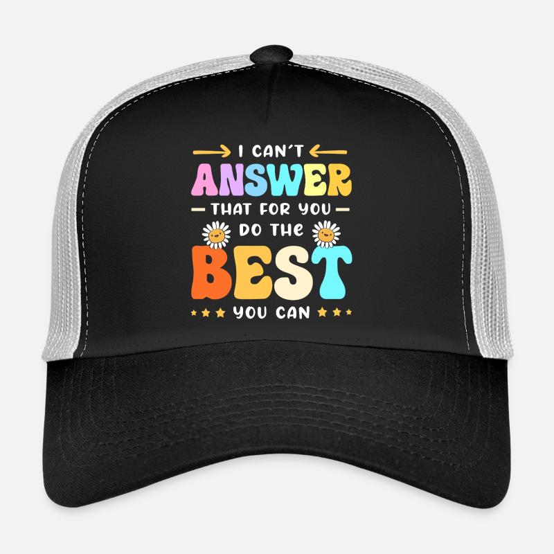 Examen d’enseignant Casquette trucker 