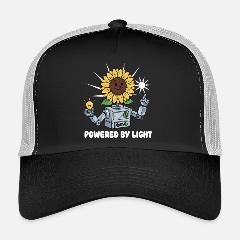 Sonnenblumenroboter Lichtideen Trucker Cap