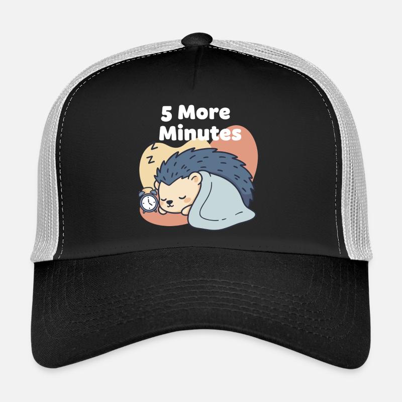 5 More Minutes Schlafender Igel Trucker Cap