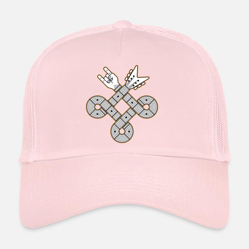 Interlaced Guitar Celtic Knot Trucker Cap