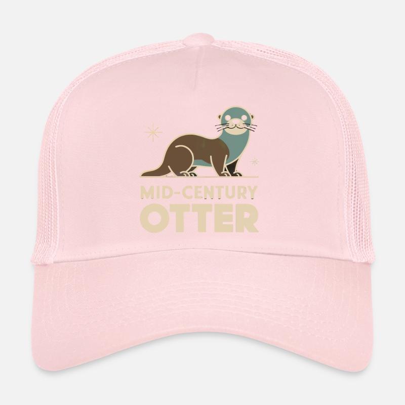 Loutre du milieu du siècle Casquette trucker 