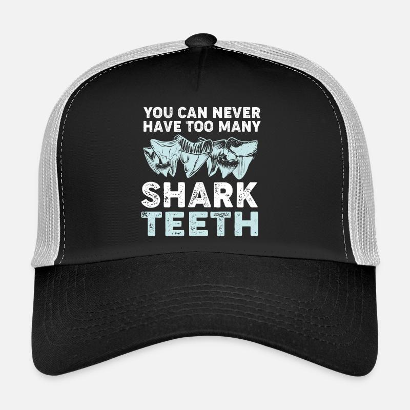 Shark Teeth Sharks Tooth Shark Teeth Trucker Cap