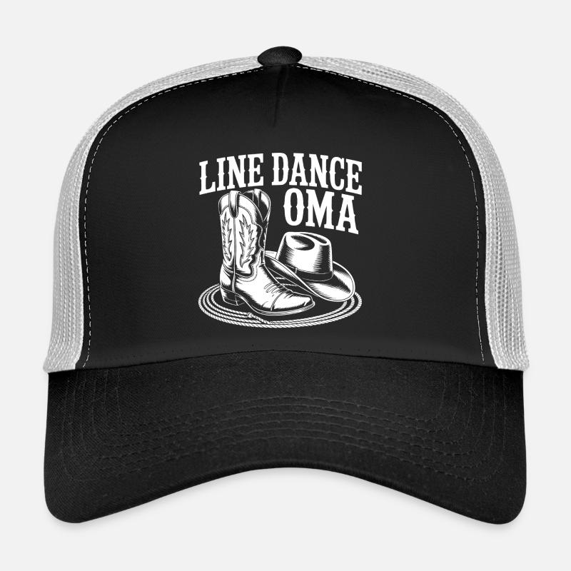 Line Dance Granny Cowboy Boots Trucker Cap