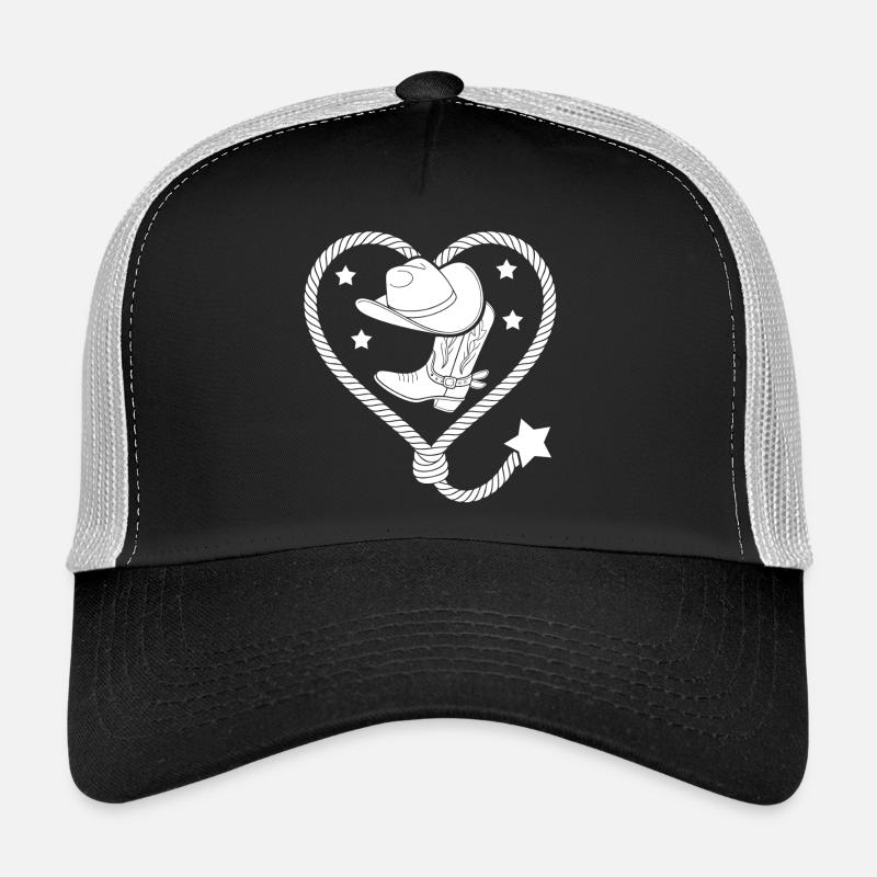 Stetson de danse en ligne de lasso de cœur Casquette trucker 