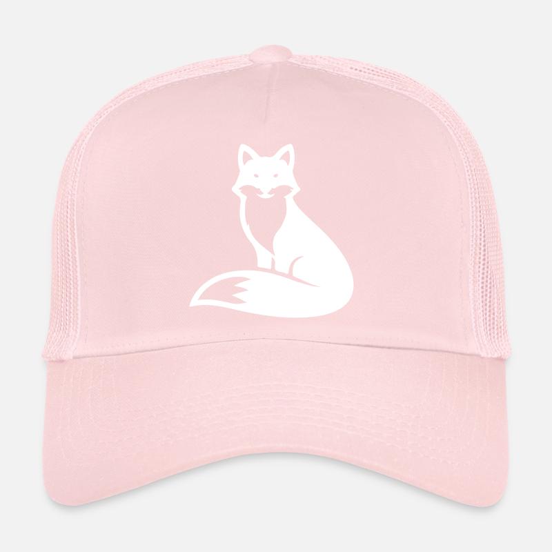 Silhouette d’animal renard Casquette trucker 