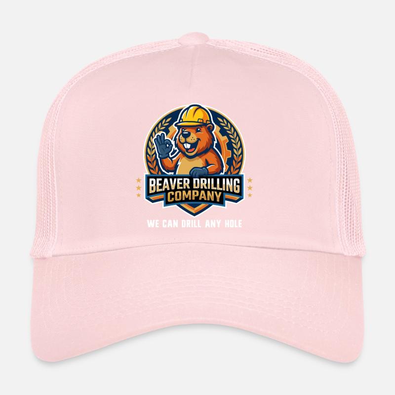 Beaver Drilling Co peut percer n’importe quel trou. Terre Casquette trucker 