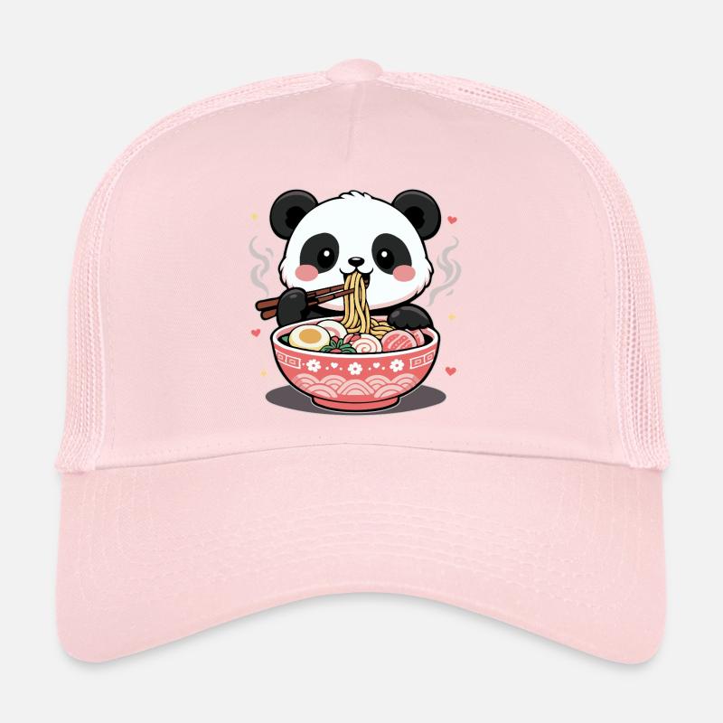 Ramen Cute Kawaii Panda Trucker Cap
