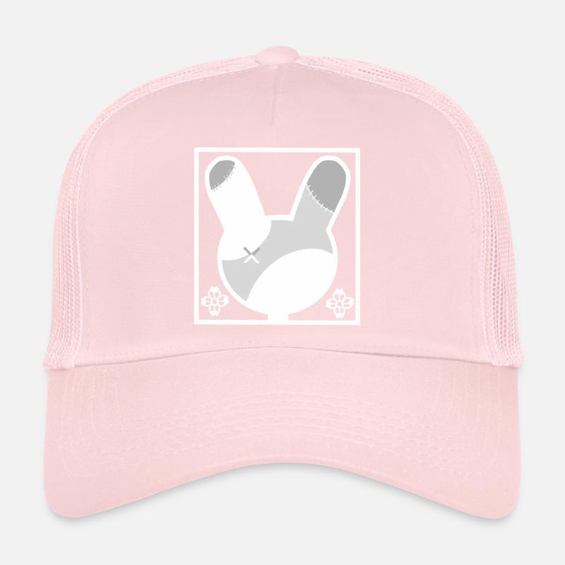 Patchwork Bunny Silhouette Trucker Cap