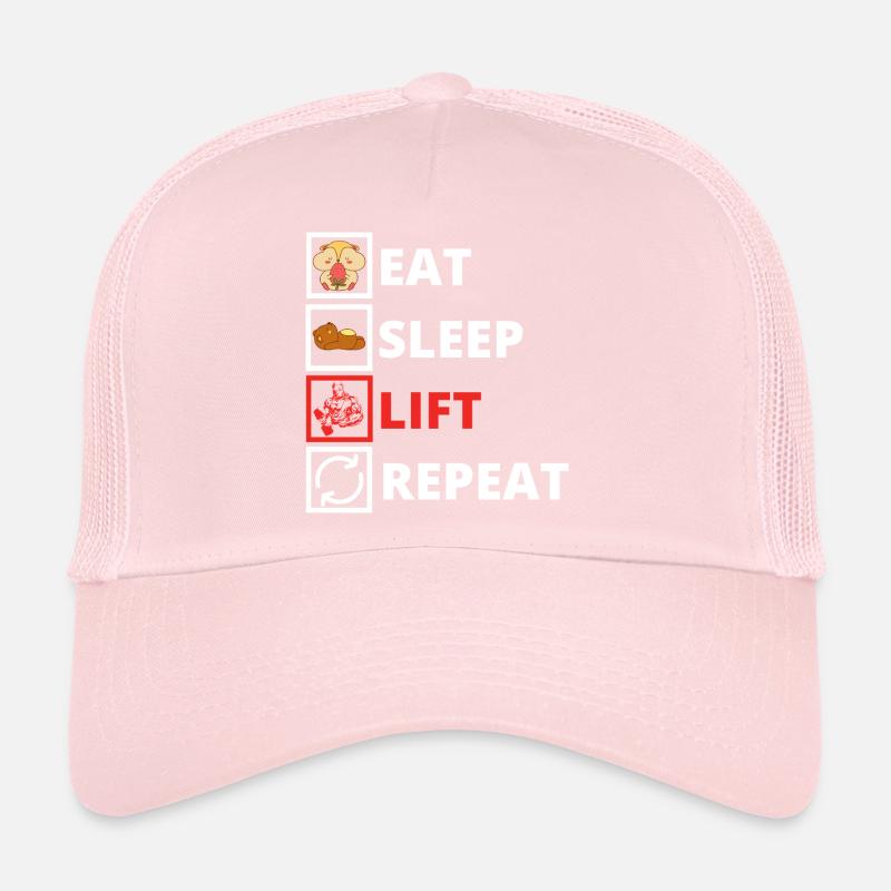 Manger dormir soulever répéter Casquette trucker 