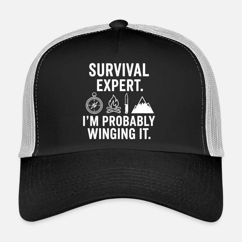 Expert en survie – Probablement improvisé Casquette trucker 