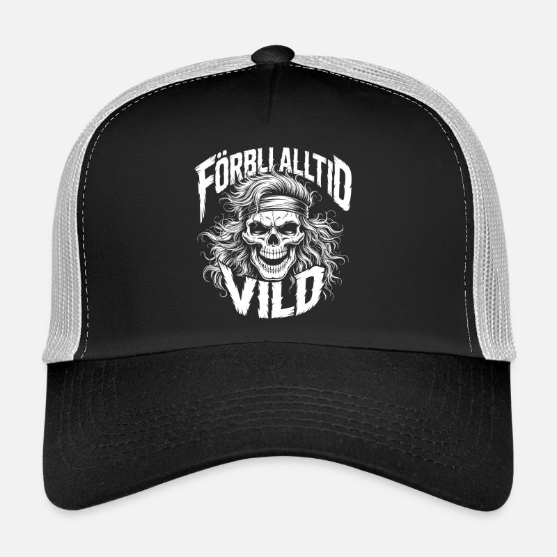 Wild Side Skull Trucker Cap