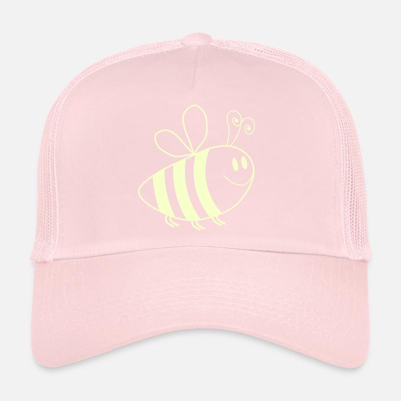 Lächelnde Bienchen Muster Trucker Cap