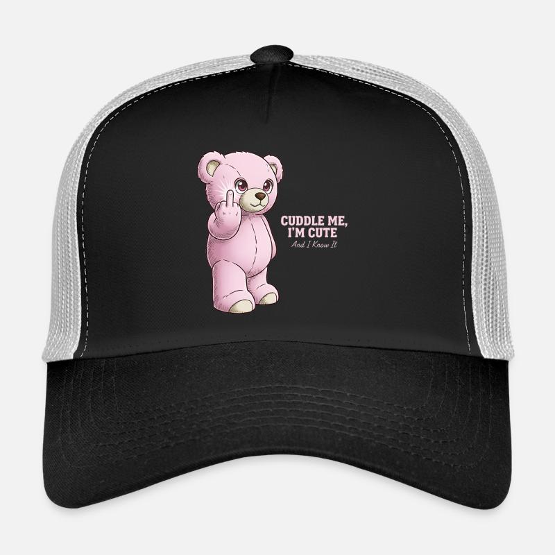 Ours Rose Casquette trucker 