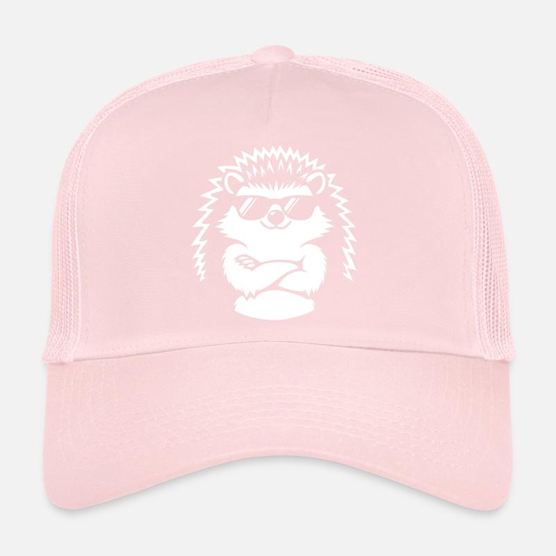 Cool hedgehog with sunglasses Trucker Cap