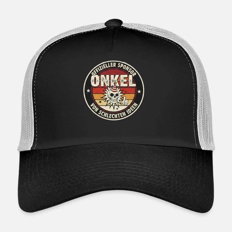 Oncle - Sponsor du badge rétro Bad Ideas Casquette trucker 