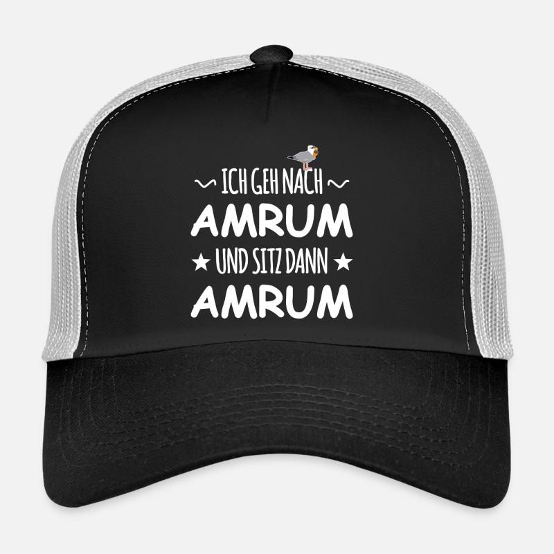 Amrum avec mouette schnaps Casquette trucker 