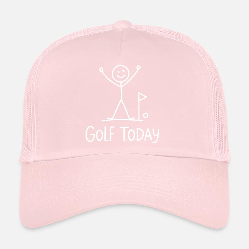 Golf Today Golfspieler Humor Geschenkidee Golfer Trucker Cap