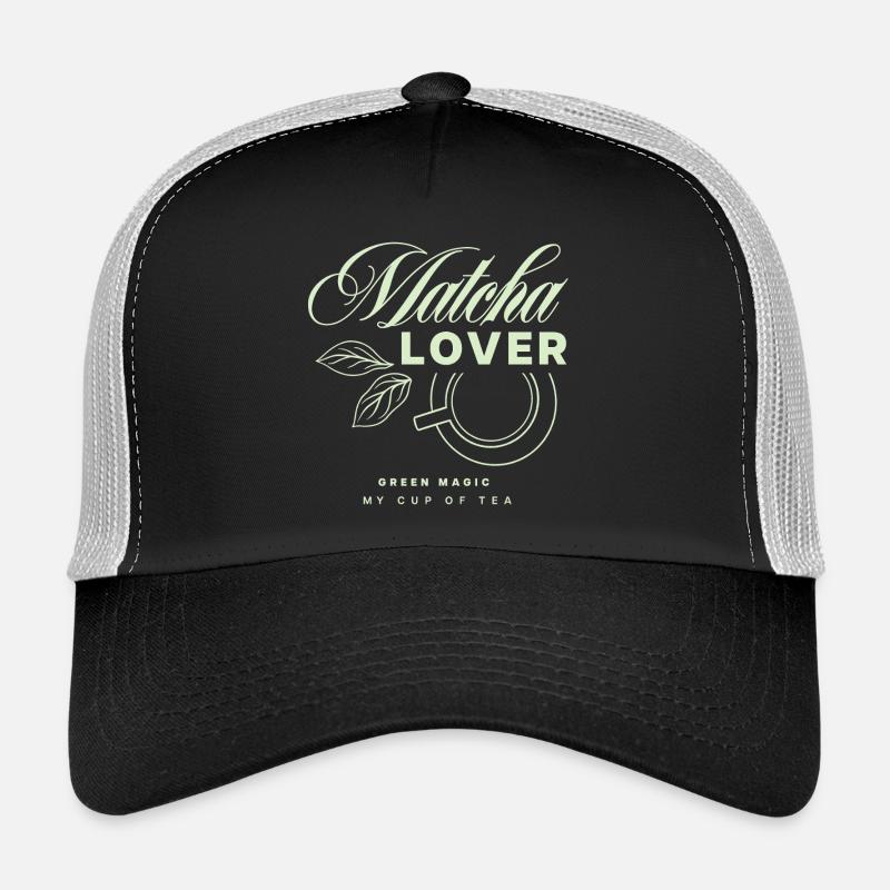 Matcha Liebhaber Tee Design Trucker Cap