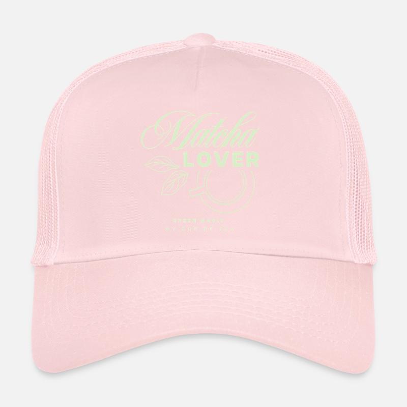 Design du thé Matcha Lover Casquette trucker 