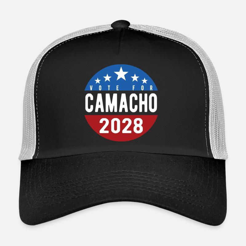 Vote Camacho 2028 Funny Parody Funny Trucker Cap