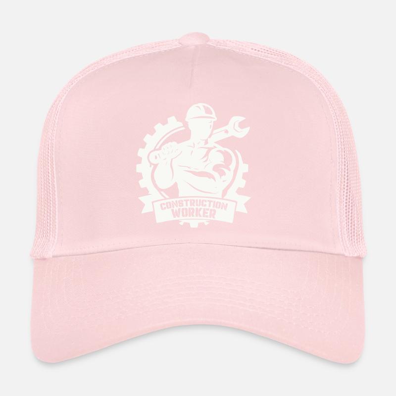 Ouvrier du bâtiment robuste avec engrenages Casquette trucker 