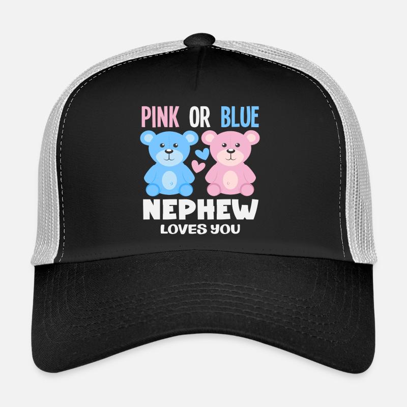 Rose ou bleu Neveu t’aime Casquette trucker 