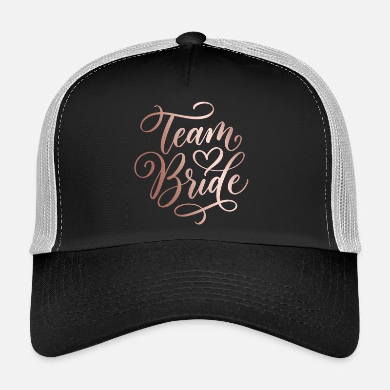 Team Bride Handlettering Bachelor Party Trucker Cap