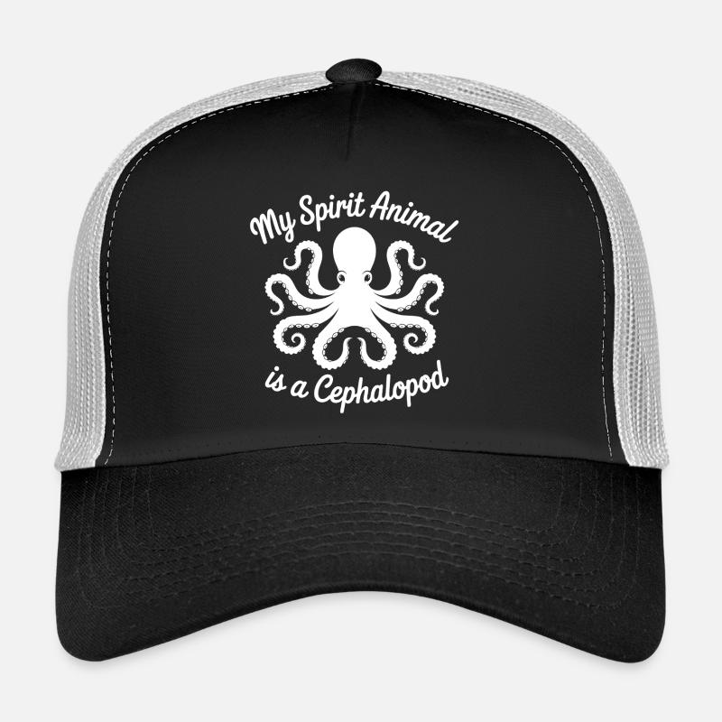 Mon âme : pieuvre Casquette trucker 