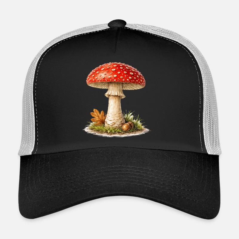Rêve d’automne de champignon Casquette trucker 