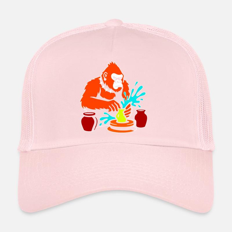 Gorilla Pottery Splash Studio Trucker Cap
