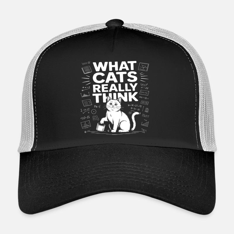 Ce que les chats trouvent vraiment drôle Casquette trucker 