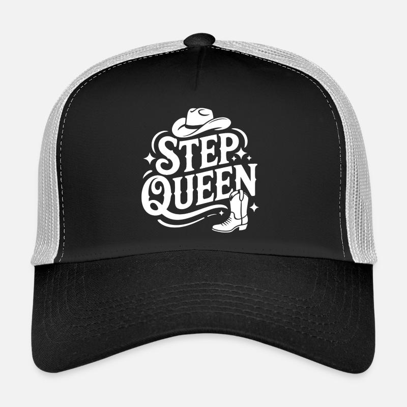 Step Queen Line Dance Western Look Trucker Cap