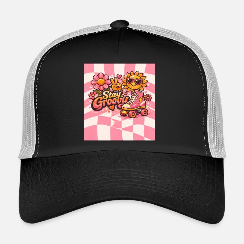 Pinker Retro-Stil Trucker Cap