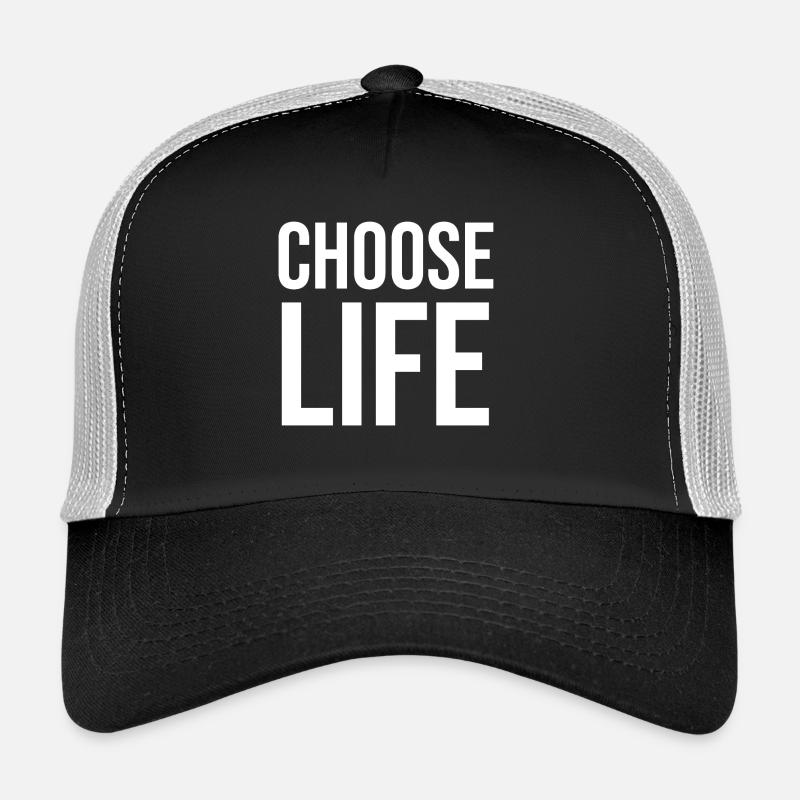 Wählen Sie ein lebenskräftiges Typografie-Design Trucker Cap