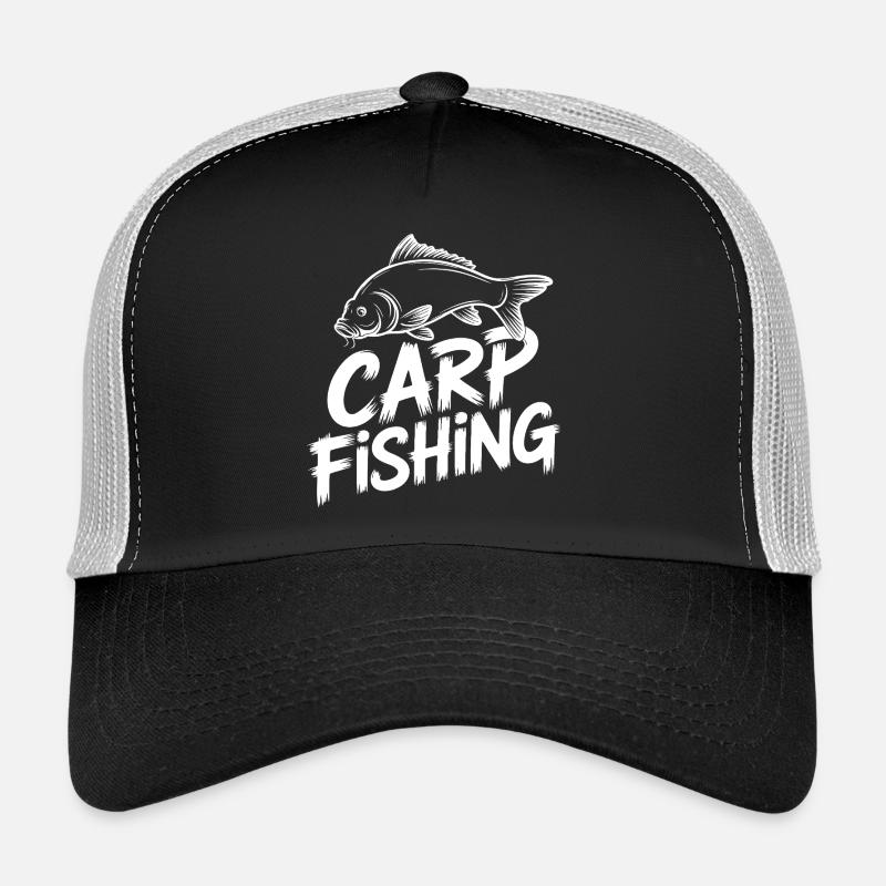 Chemise graphique de pêche à la carpe Casquette trucker 