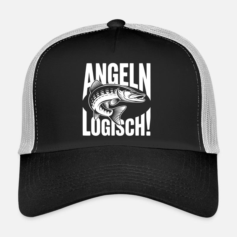 Angeln Logisch Trucker Cap