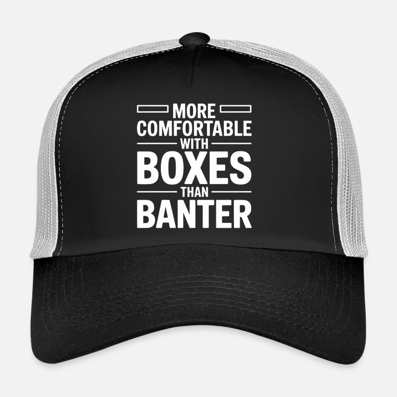 Plus à l’aise avec les boîtes Casquette trucker 