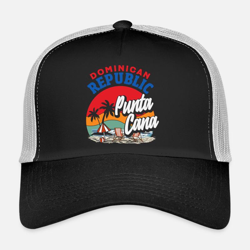 Drapeau de la République dominicaine Dom Rep Pride Casquette trucker 